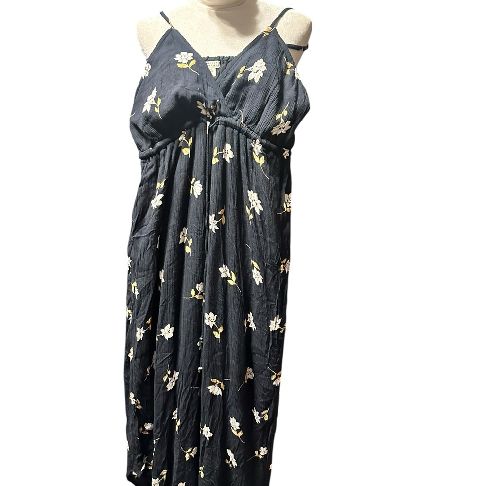 Billabong Black Floral Maxi Dress
